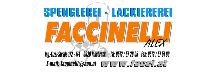 Spenglerei Faccinelli als Sponsor